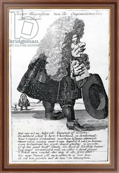 Постер Rector Magnificus, 1668 с типом исполнения На холсте в раме в багетной раме 35-M719P-83