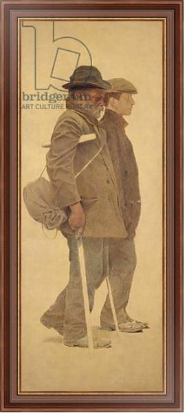 Постер The Mouthful of Bread, study for 'Charity', 1892-1908 с типом исполнения На холсте в раме в багетной раме 35-M719P-83