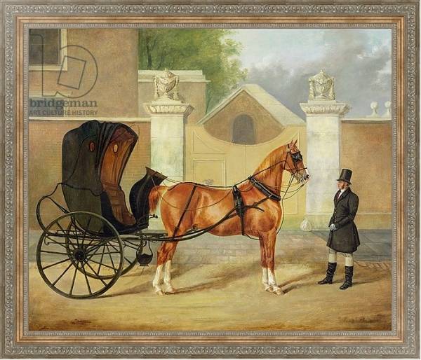 Постер Gentlemen's Carriages: A Cabriolet, c.1820-30 с типом исполнения На холсте в раме в багетной раме 484.M48.310