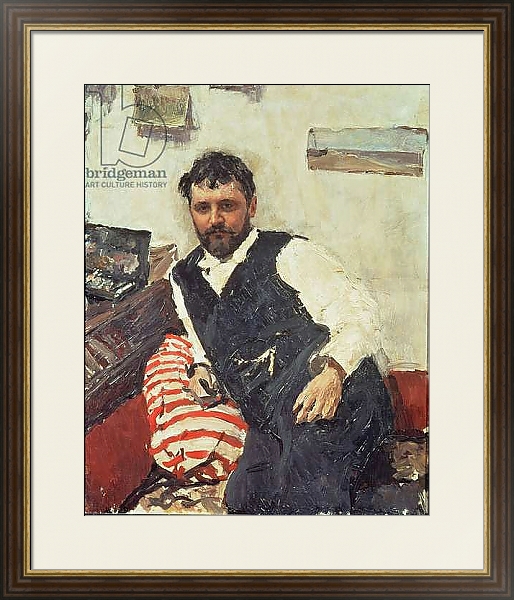 Постер Portrait of Konstantin Korovin, 1891 1 с типом исполнения Под стеклом в багетной раме 1.023.036