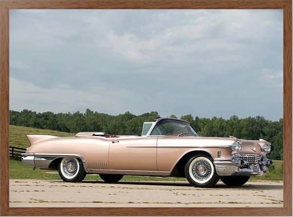 Постер Cadillac Eldorado Biarritz '1958 с типом исполнения На холсте в раме в багетной раме 1727.4310