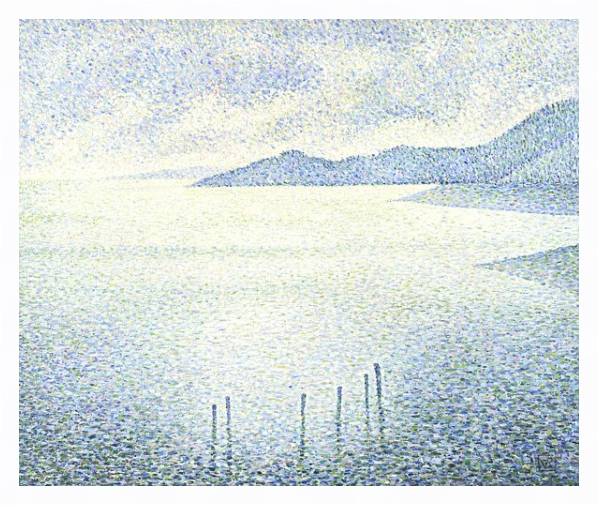 Постер Прибрежный пейзаж с типом исполнения На холсте в раме в багетной раме 221-03