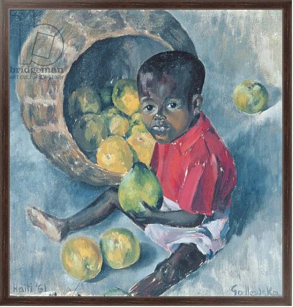 Постер Fito, Twin Son of Abel, Haiti, 1961 с типом исполнения На холсте в раме в багетной раме 221-02