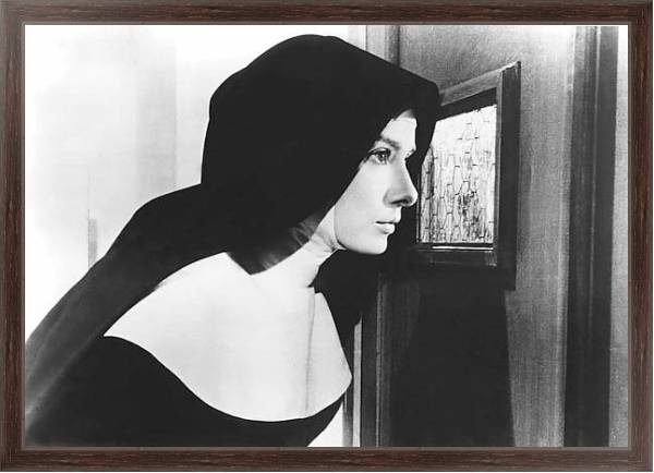 Постер Хепберн Одри 354 с типом исполнения На холсте в раме в багетной раме 221-02