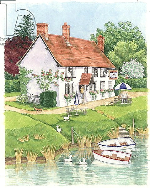 Постер The Boat Inn, 2003 с типом исполнения На холсте без рамы