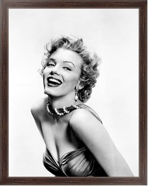Постер Monroe, Marilyn 72 с типом исполнения На холсте в раме в багетной раме 221-02