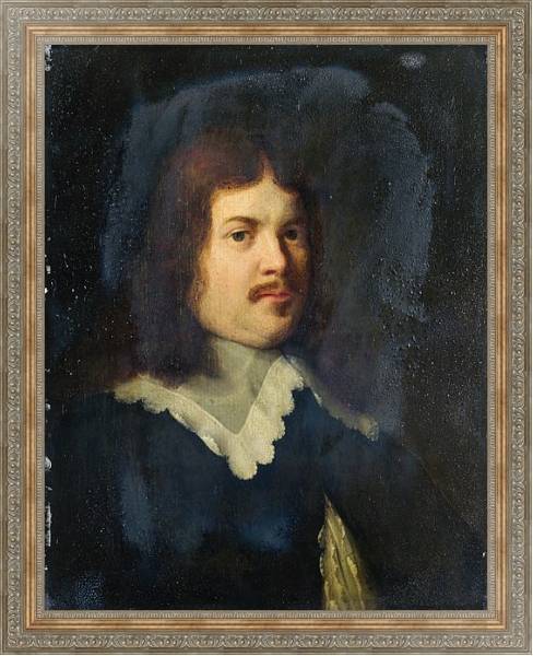 Постер Портрет мужчины 19 с типом исполнения На холсте в раме в багетной раме 484.M48.310