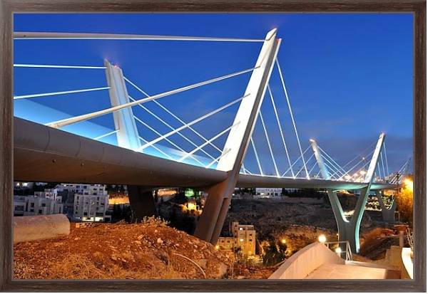 Постер Иордания. Амман. Мост с типом исполнения На холсте в раме в багетной раме 221-02