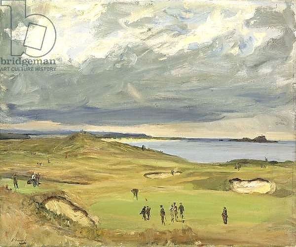 Постер The Golf Links, North Berwick, 1919 с типом исполнения На холсте без рамы