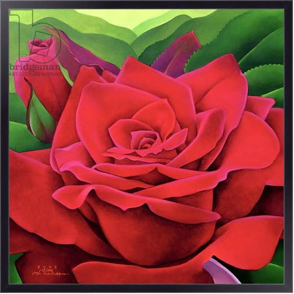 Постер The Rose, 2003 с типом исполнения На холсте в раме в багетной раме 221-01