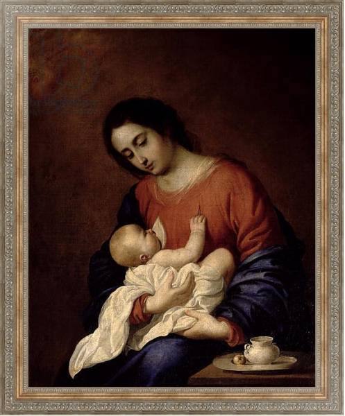 Постер Virgin and Child, 1658 с типом исполнения На холсте в раме в багетной раме 484.M48.310