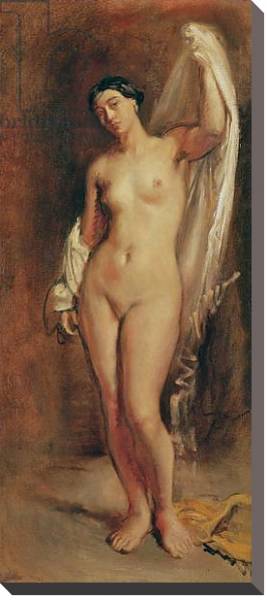 Постер Standing Female Nude, study for the central figure of 'The Tepidarium', 1853 с типом исполнения На холсте без рамы