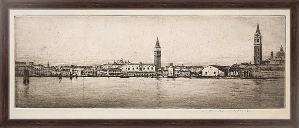 Постер St. Mark’s Basin, Venice с типом исполнения На холсте в раме в багетной раме 221-02