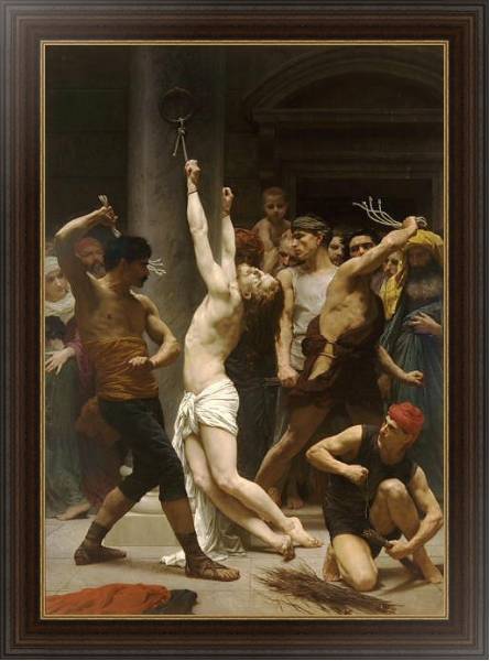 Постер Бичевание Христа 2 с типом исполнения На холсте в раме в багетной раме 1.023.151