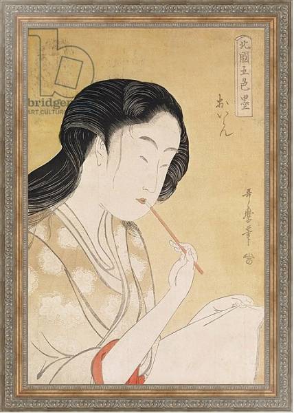 Постер Portrait of a Woman 9 с типом исполнения На холсте в раме в багетной раме 484.M48.310