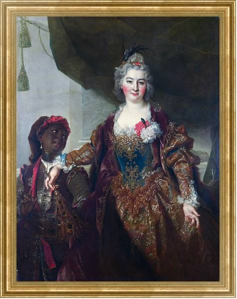 Постер Принцесса Ракоци с типом исполнения На холсте в раме в багетной раме NA033.1.051