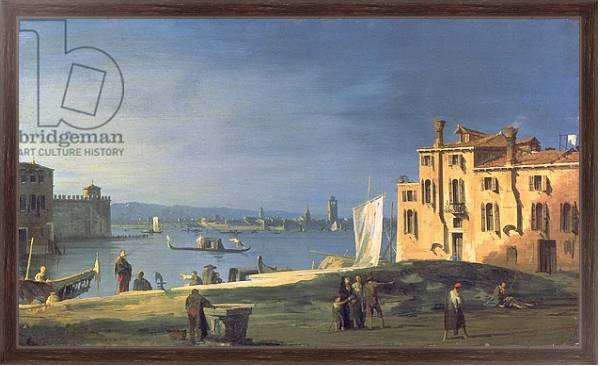 Постер View of Venice 3 с типом исполнения На холсте в раме в багетной раме 221-02