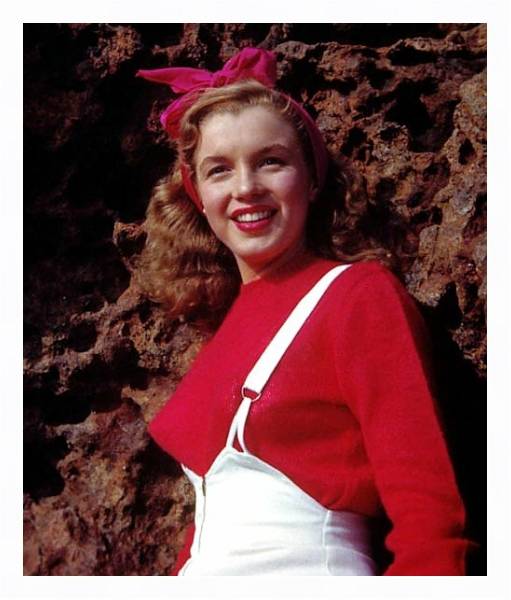 Постер Monroe, Marilyn 107 с типом исполнения На холсте в раме в багетной раме 221-03