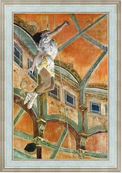Постер Miss La la at the Cirque Fernando, 1879 с типом исполнения На холсте в раме в багетной раме NA053.0.114