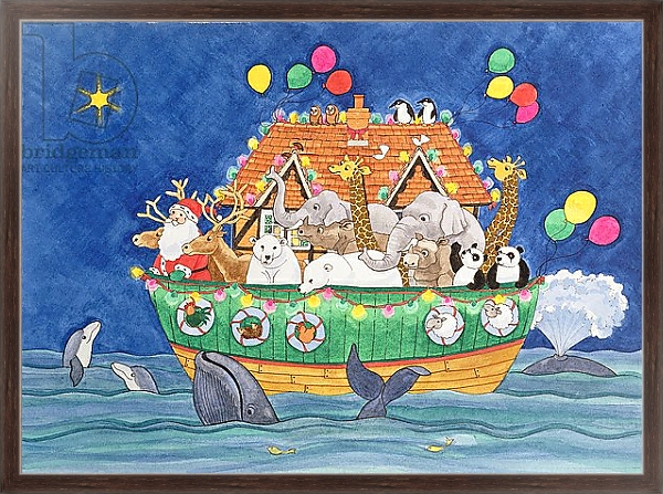 Постер Santa's Ark с типом исполнения На холсте в раме в багетной раме 221-02