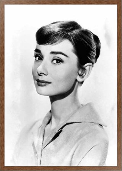 Постер Hepburn, Audrey 44 с типом исполнения На холсте в раме в багетной раме 1727.4310