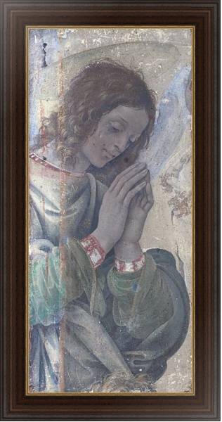 Постер Поклоняющийся ангел 3 с типом исполнения На холсте в раме в багетной раме 1.023.151