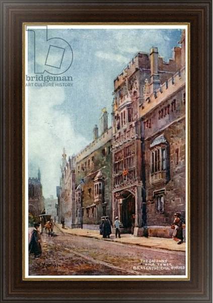 Постер Brasenose College с типом исполнения На холсте в раме в багетной раме 1.023.151