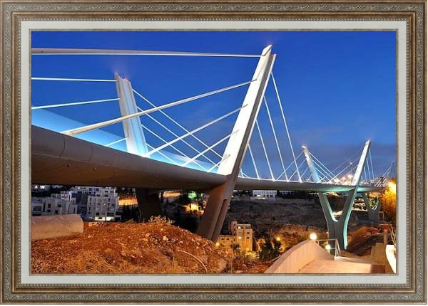 Постер Иордания. Амман. Мост с типом исполнения На холсте в раме в багетной раме 595.M52.330