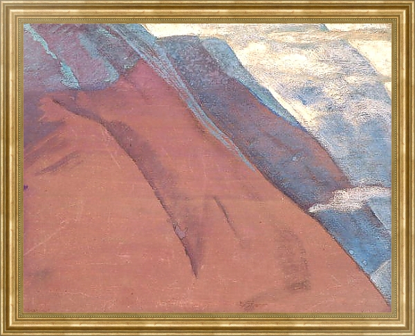Постер Горный этюд. (1931) с типом исполнения На холсте в раме в багетной раме NA033.1.051