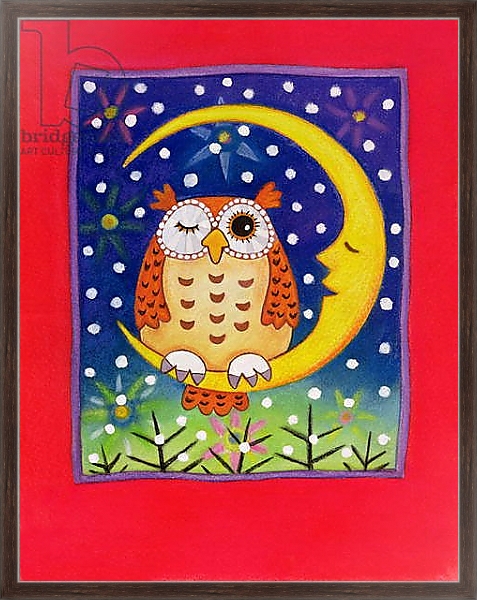 Постер The Winking Owl, 1997 с типом исполнения На холсте в раме в багетной раме 221-02