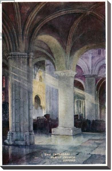 Постер The Cathedral, Christ Church с типом исполнения На холсте без рамы