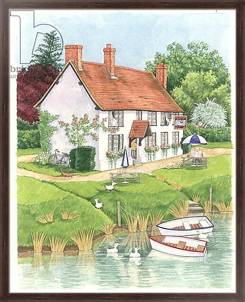 Постер The Boat Inn, 2003 с типом исполнения На холсте в раме в багетной раме 221-02