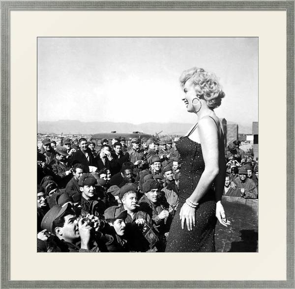 Постер Monroe, Marilyn 114 с типом исполнения Под стеклом в багетной раме 1727.2510