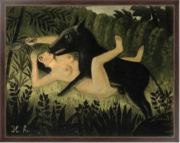 Постер Beauty and the Beast, c.1908 с типом исполнения На холсте в раме в багетной раме 221-02