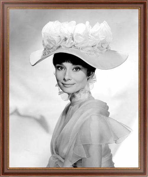 Постер Hepburn, Audrey (My Fair Lady) с типом исполнения На холсте в раме в багетной раме 35-M719P-83
