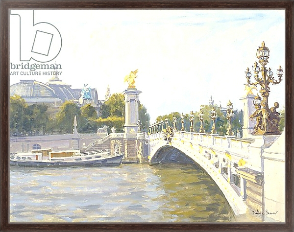 Постер Pont Alexandre III, Paris 2 с типом исполнения На холсте в раме в багетной раме 221-02