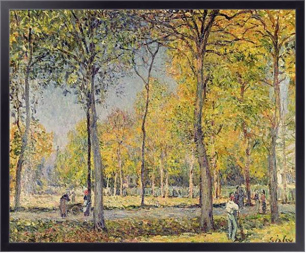 Постер The Bois de Boulogne с типом исполнения На холсте в раме в багетной раме 221-01