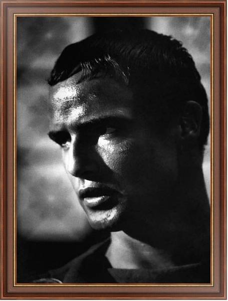 Постер Brando, Marlon (Julius Caesar) с типом исполнения На холсте в раме в багетной раме 35-M719P-83