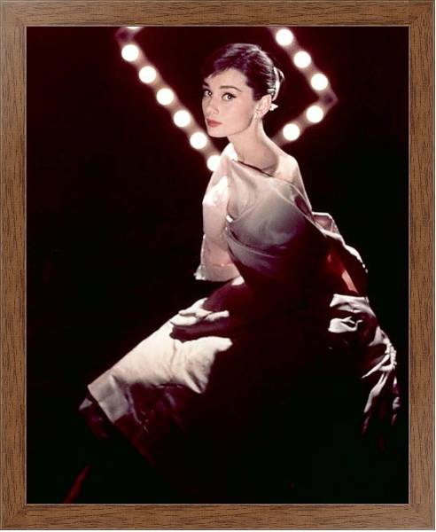 Постер Хепберн Одри 24 с типом исполнения На холсте в раме в багетной раме 1727.4310