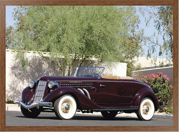 Постер Auburn 852 SC Convertible Coupe '1936 с типом исполнения На холсте в раме в багетной раме 1727.4310