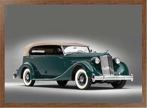 Постер Packard Eight Phaeton '1936 с типом исполнения На холсте в раме в багетной раме 1727.4310