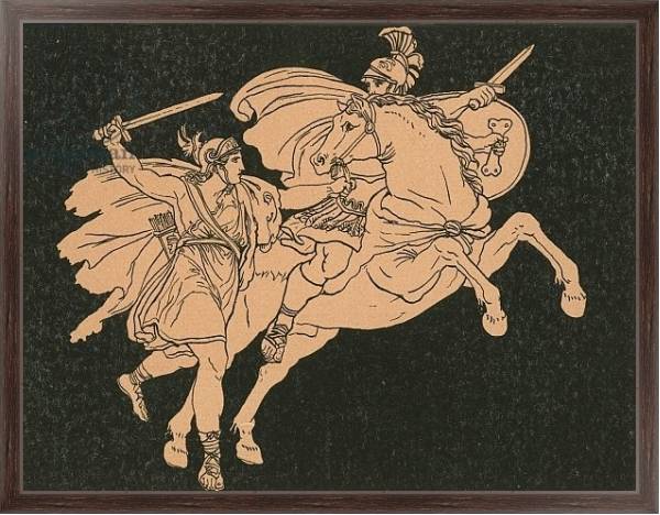 Постер Camilla and the Son of Aunus с типом исполнения На холсте в раме в багетной раме 221-02