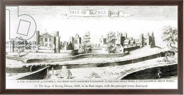 Постер The Siege of Basing House, 1645 с типом исполнения На холсте в раме в багетной раме 221-02