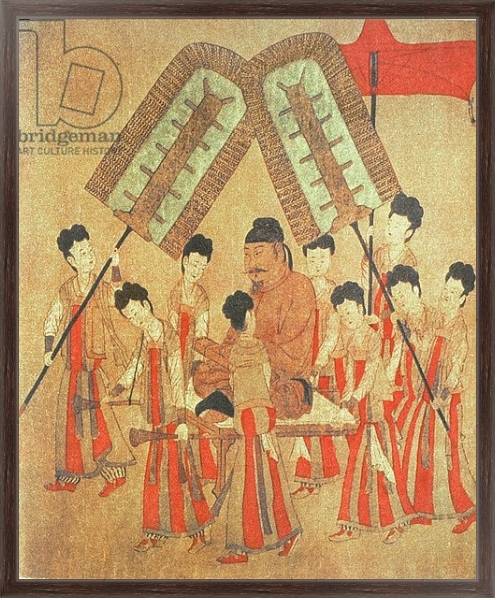 Постер Yongle Emperor, facsimile of original Chinese scroll с типом исполнения На холсте в раме в багетной раме 221-02