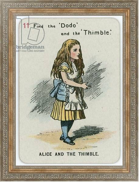 Постер Alice and the Thimble с типом исполнения На холсте в раме в багетной раме 484.M48.310