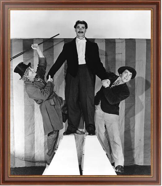 Постер Marx Brothers (At The Circus) 6 с типом исполнения На холсте в раме в багетной раме 35-M719P-83