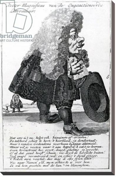 Постер Rector Magnificus, 1668 с типом исполнения На холсте без рамы