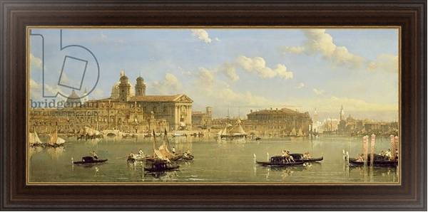 Постер The Giudecca, Venice, 1854 с типом исполнения На холсте в раме в багетной раме 1.023.151