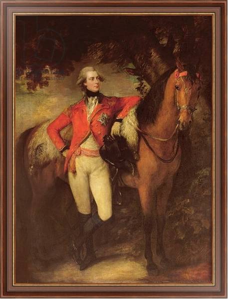 Постер George IV, as Prince of Wales, 1782 с типом исполнения На холсте в раме в багетной раме 35-M719P-83