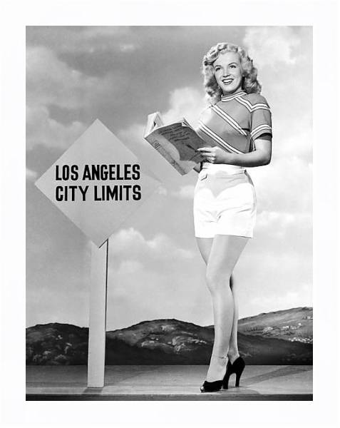 Постер Monroe, Marilyn 70 с типом исполнения На холсте в раме в багетной раме 221-03